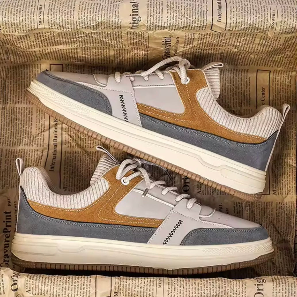 Vintage Step Patchwork Sneakers