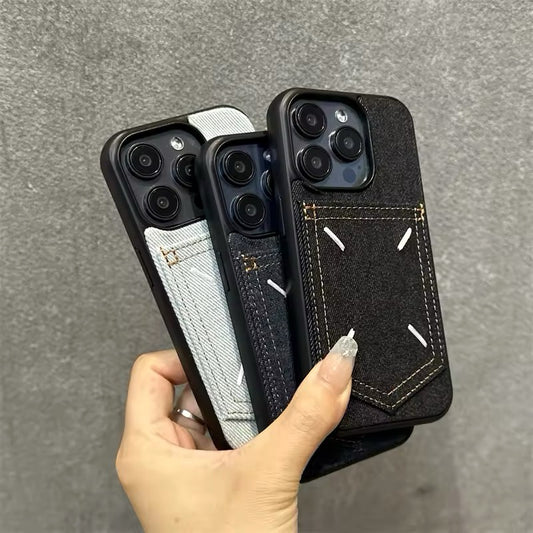 Denim Pocket iPhone Case Cover