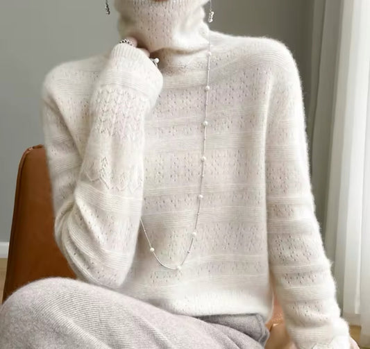 Pure Wool Winter Warmth Turtleneck Sweater