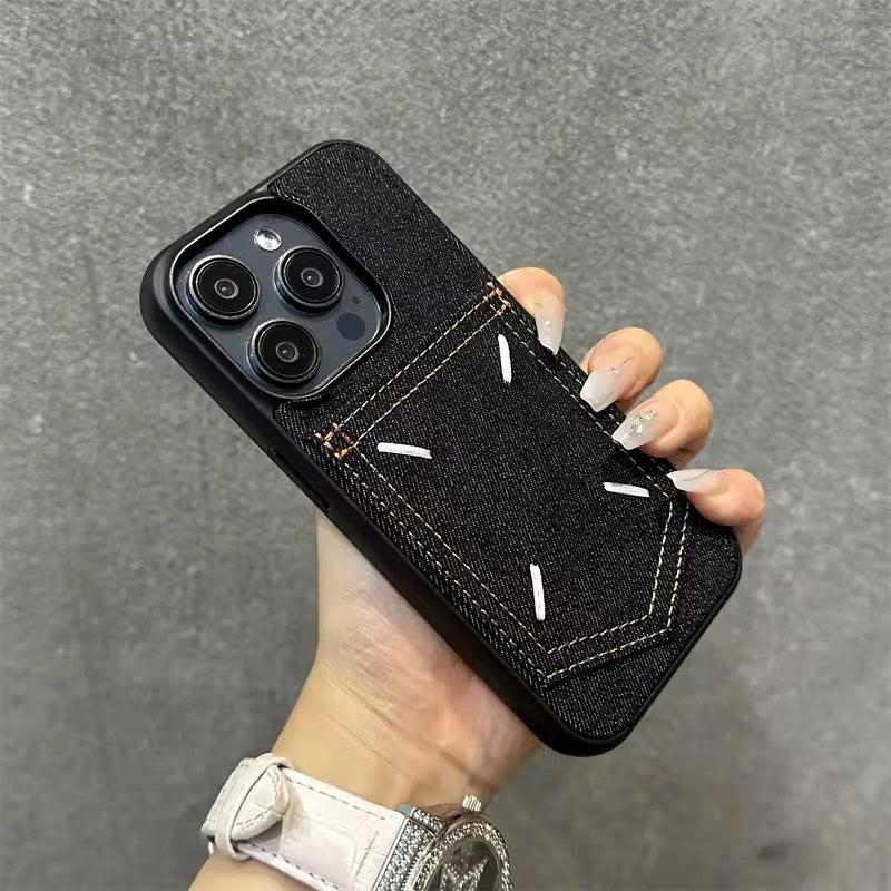 Denim Pocket iPhone Case Cover