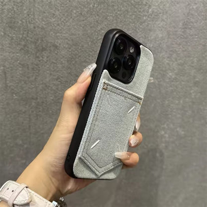 Denim Pocket iPhone Case Cover