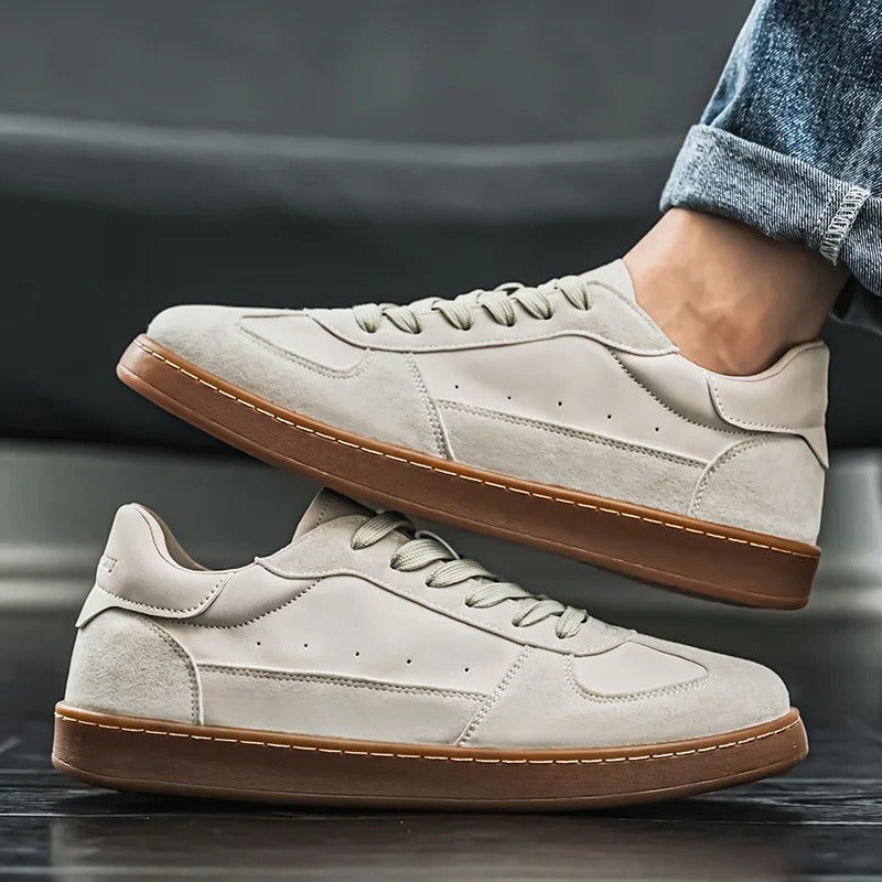 VintageStride Suede Lace-Up Sneakers