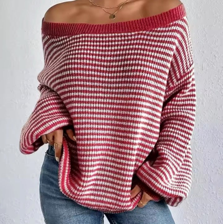 CozyKnit Lantern Sleeve Sweater