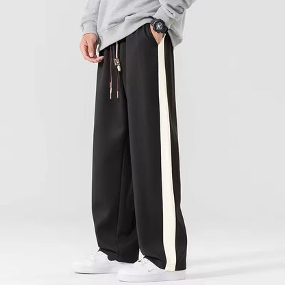 Contrast Stripe Oversized Jogger Pants