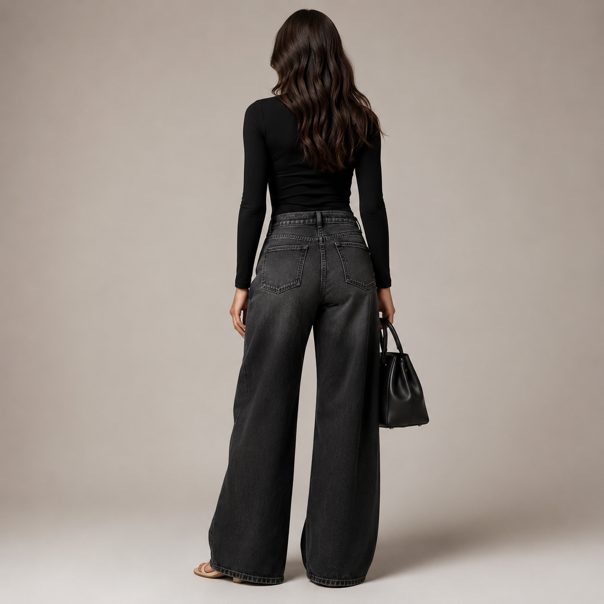 Nova Eyelet Wide-Leg Jeans