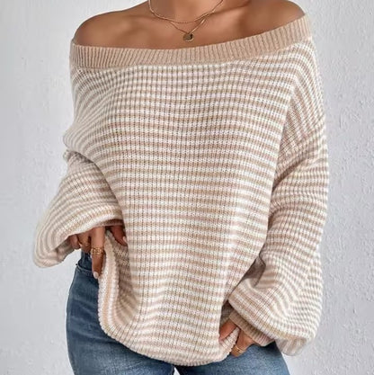 CozyKnit Lantern Sleeve Sweater