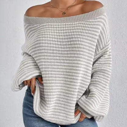 CozyKnit Lantern Sleeve Sweater