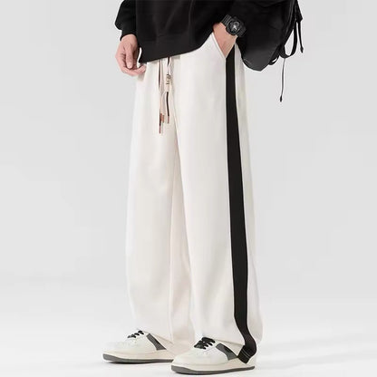 Contrast Stripe Oversized Jogger Pants