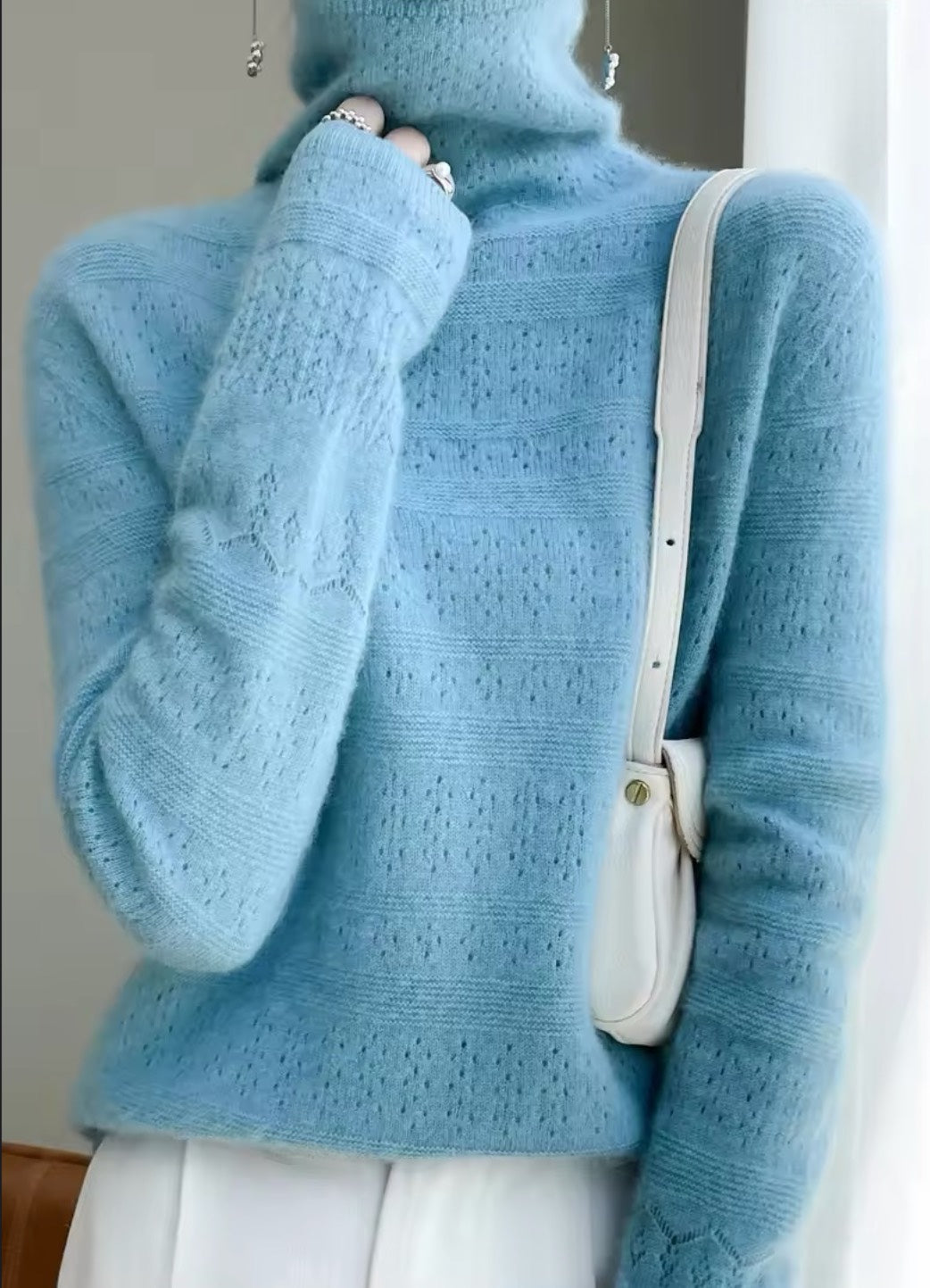 Pure Wool Winter Warmth Turtleneck Sweater