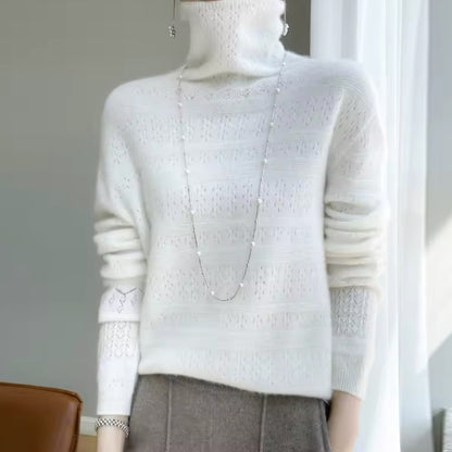 Pure Wool Winter Warmth Turtleneck Sweater